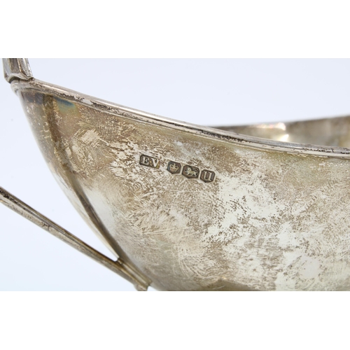 41 - George VI silver twin handled bowl, Viners, Sheffield 1937