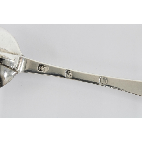 45 - A rare George II Scottish provincial silver tablespoon, Hanoverian pattern, George Cooper, Aberdeen,... 