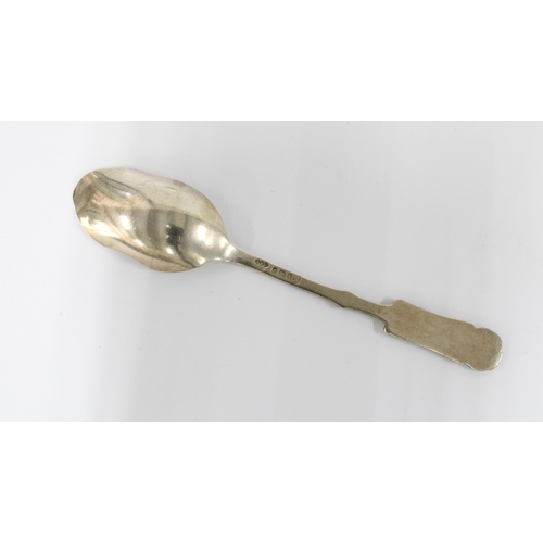 51 - Liberty & Co silver Art Nouveau preserve spoon, Birmingham 1935, 13cm long