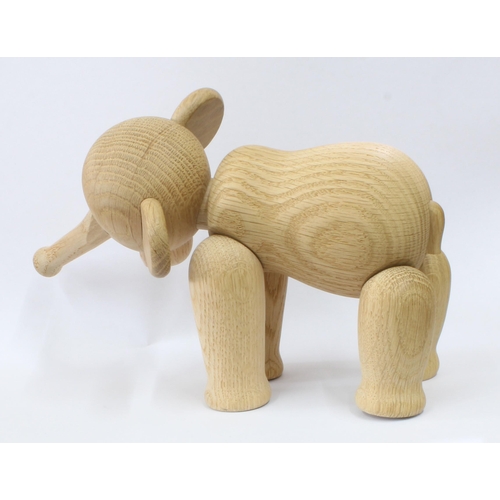 460 - Kay Bojesen (Danish,1886-1958) teak articulated Elephant figure, originally designed in 1951, this m... 