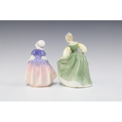 131 - Two Royal Doulton figures to include 'Dinky Do' HN1678 & 'Fair Maiden' HN2211 (2) 14cm.