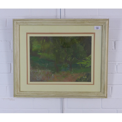 159 - David Buchanan, 'Woodland Scene '87' gouache on paper, signed and framed under glass,