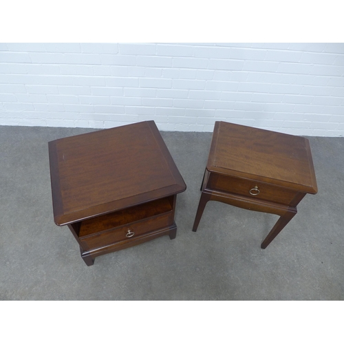 239 - Two Stag bedside tables, 53 x 51 x 47cm. (2)