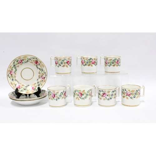 427 - 18th century English coffee cans and saucers (10)