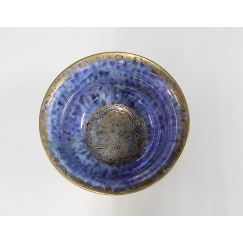 102 - Wedgwood Fairyland orange lustre bowl, pattern No Z4825, 6 x 12cm