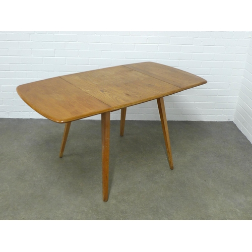 239 - Vintage Ercol light elm extending table, 138 x 72 x 74cm.