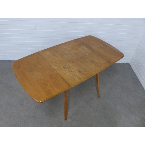 239 - Vintage Ercol light elm extending table, 138 x 72 x 74cm.