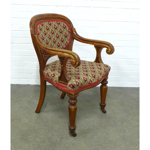 241 - Victorian set of twelve rosewood balloon back chairs to include 2 armchairs, 54 x 93 x 51cm. (121)