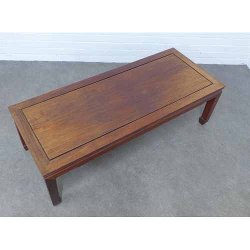 261 - Chinese style coffee table, 138 x 41 x 56cm.