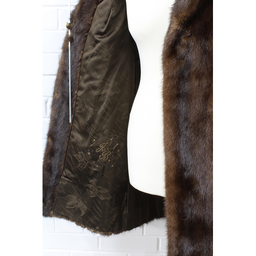 408 - Vintage fur coat, together with two jackets and a collection of fashion handbags (a lot)