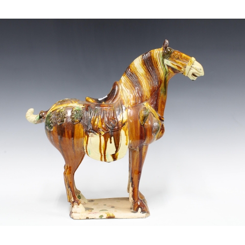 417 - Tang style horse, 38 x 40cm