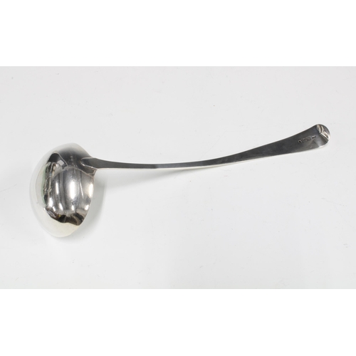 71 - Early 19th century Scottish silver soup ladle, Andrew Wilkie, Edinburgh 1811, Old English pattern, 3... 