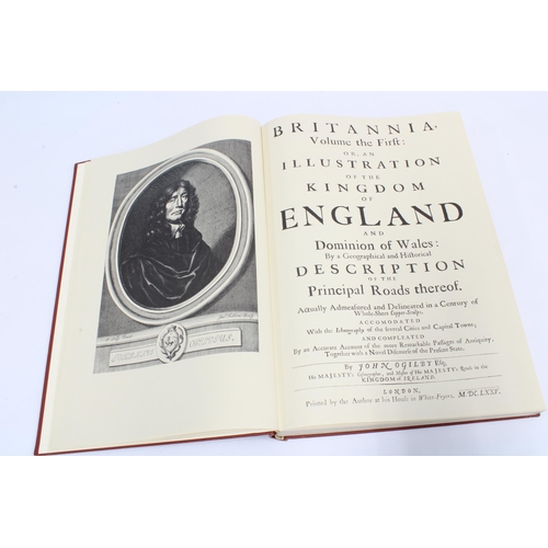 133 - 'Saxton's Survey of England and Wales, R.A. Skelton, together with 'Ogilby's Road Map of England and... 