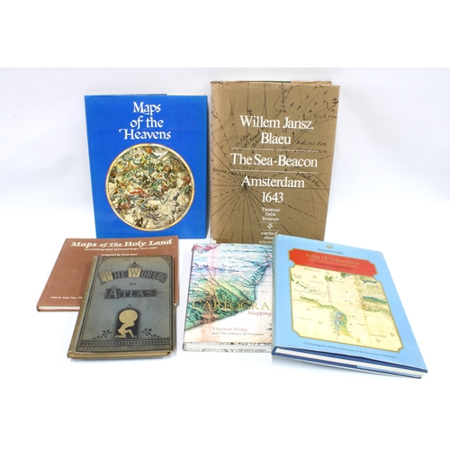 140 - A collection of atlases and books containing maps, to include 'The World, An Atlas' by W. & A.K. Joh... 