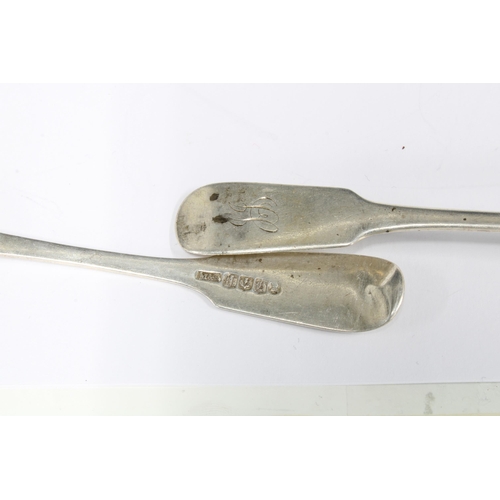 12 - Set of six William IV Scottish silver teaspoons, Edinburgh 1833, (6)