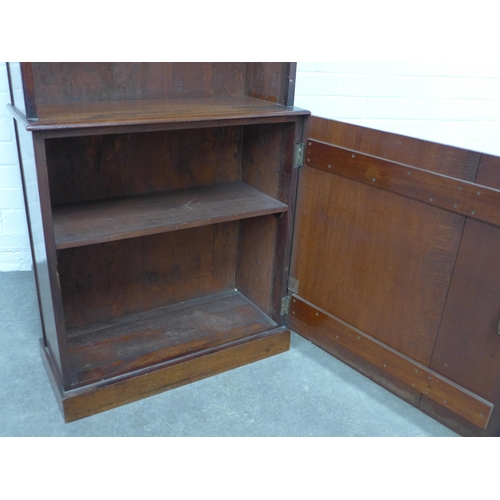 285 - 19th century mahogany cabinet, 66 x 180 x 76cm.