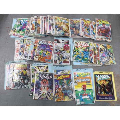 326 - Box containing a collection of Marvel comics, mostly relating to the X-Men