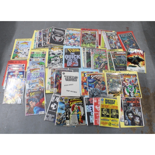 327 - Box containing a collection of vintage DC And Image comics etc