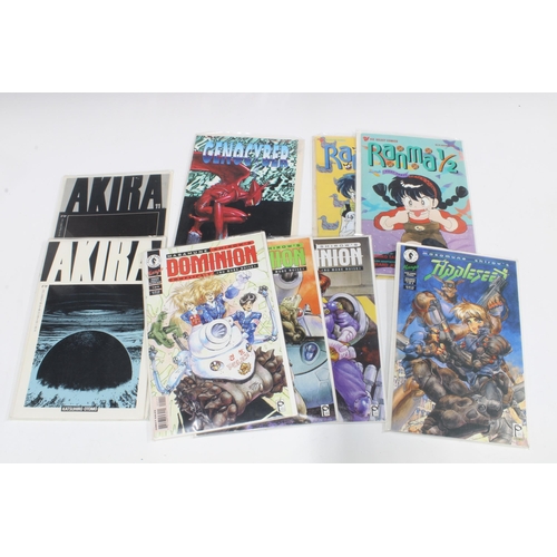 333 - Collection of Manga, including Akira issues 11 and 16, Masamune Shirow's Dominion 1-6, Appleseed 1 &... 