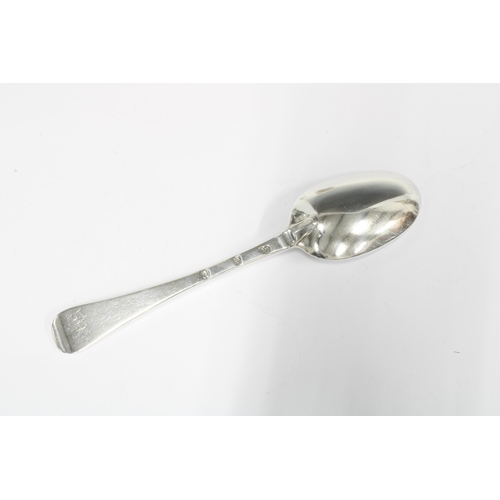 63 - 18th century Scottish provincial silver table spoon, Hanoverian pattern, George Cooper, Aberdeen cir... 