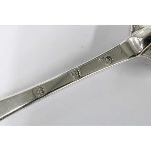 63 - 18th century Scottish provincial silver table spoon, Hanoverian pattern, George Cooper, Aberdeen cir... 