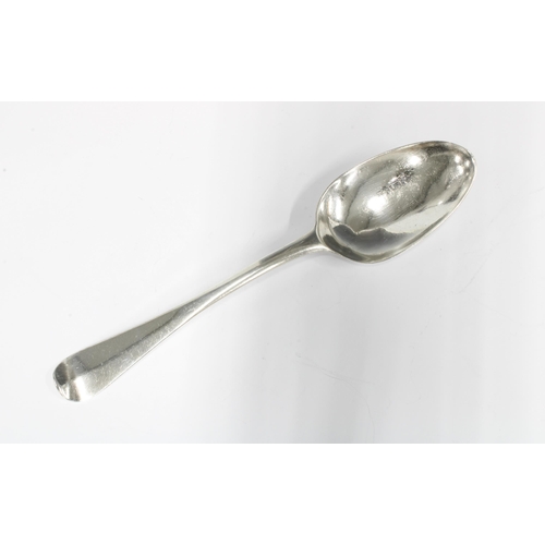 64 - 18th century Scottish provincial silver table spoon, Hanoverian pattern, George Robertson, Aberdeen ... 