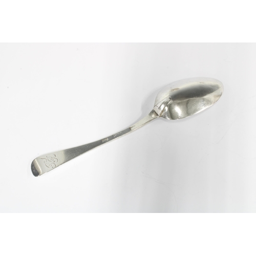 64 - 18th century Scottish provincial silver table spoon, Hanoverian pattern, George Robertson, Aberdeen ... 