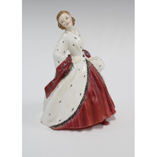 133 - Royal Doulton figure Ermine Coat HN1981, 18cm.