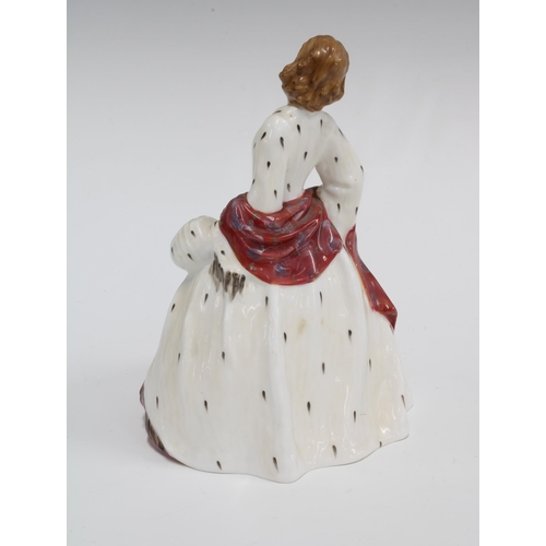 133 - Royal Doulton figure Ermine Coat HN1981, 18cm.