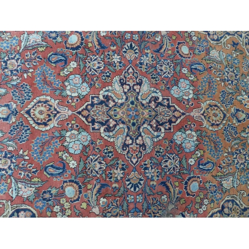 248 - Persian Kashan rug, 206 x 130cm.