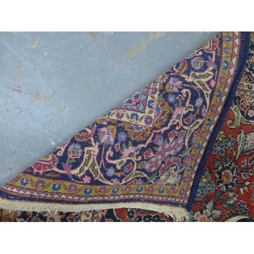 248 - Persian Kashan rug, 206 x 130cm.