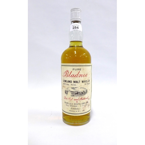 284 - BLADNOCH Lowland Malt Whisky. Circa 1970's. Distilled and matured by Bladnoch Distillery Ltd., Wigto... 