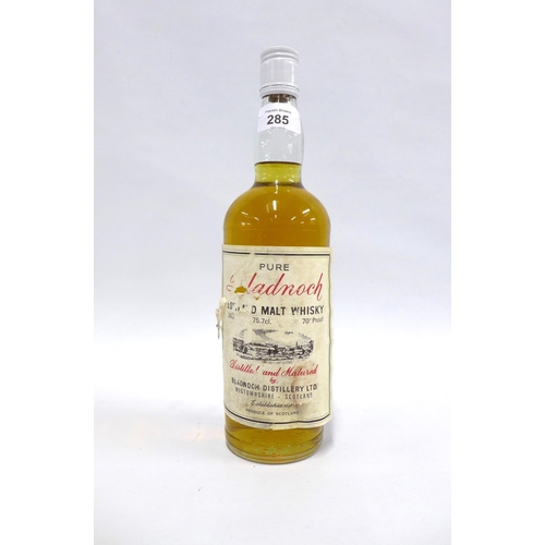 285 - BLADNOCH Lowland Malt Whisky. Circa 1970's. Distilled and matured by Bladnoch Distillery Ltd., Wigto... 