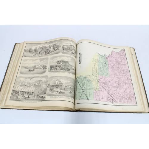 302 - Atlas of Cuyahoga County Ohio, published by Titus, Simmons & Titus, 1874, 42 x 37cm