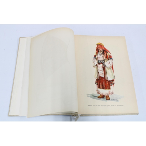 304 - 'Bulgarian Folk Costumes' volume one, published by the Bulgarian Academy of Sciences 1961, 35 x 25cm