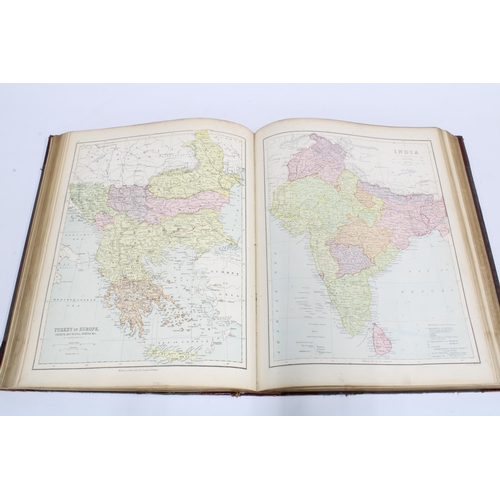 332 - 'International Atlas and Geography' by James Bryce, William F. Collier and Leonhard Schmitz, complet... 