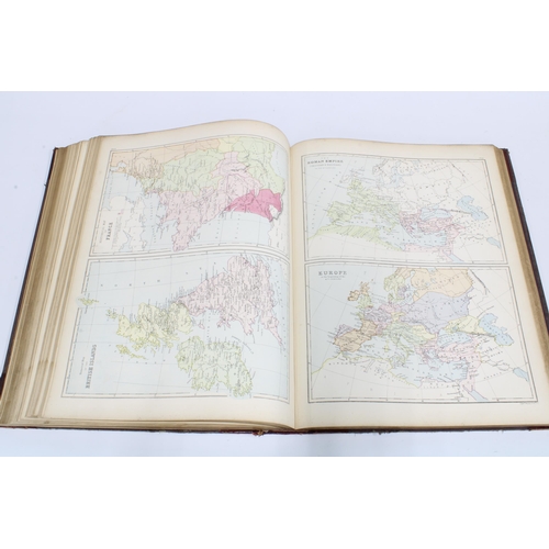 332 - 'International Atlas and Geography' by James Bryce, William F. Collier and Leonhard Schmitz, complet... 