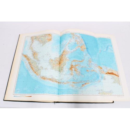 333 - 'The World Atlas' second edition, Moscow 1967, complete with some damage to the spine, 51 x 33cm