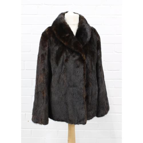 403 - Ladies mink jacket with bracelet length sleeves