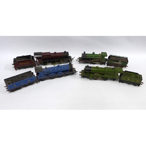 410 - Vintage Hornby Locos to include Flying Scotsman, GNR 1373, CR 50 & 13000 (4)