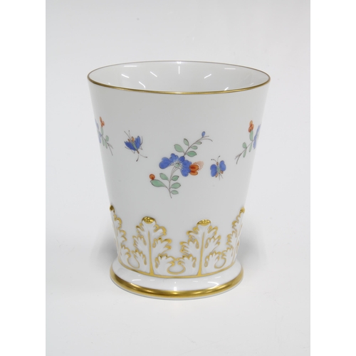 94 - Meissen porcelain beaker, from the Friends of Meissen Series, with the view of Dresden with the Augu... 