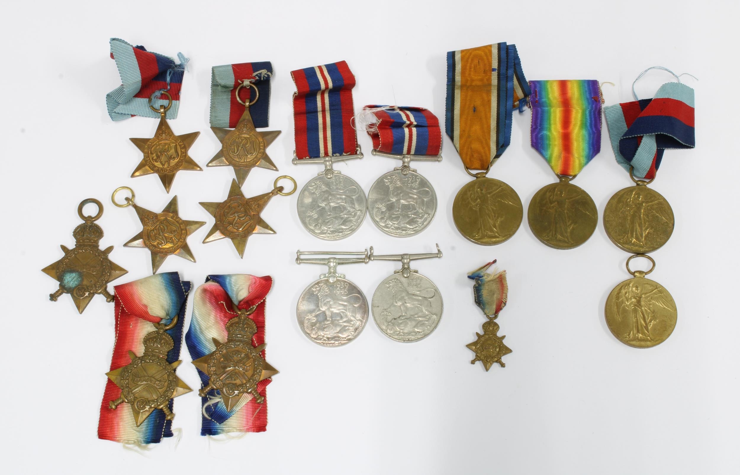 Quantity of WWI & WWII medals
