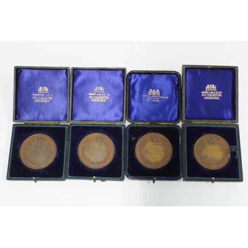 408 - Four Royal Northern Agricultural Society bronze medals , circs 1910 - 1915 (4)