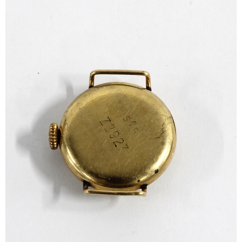 49H - FAVRE-LEUBA & CO, early 20th century rolled gold watch case, circular dial signed and with Arabic nu... 