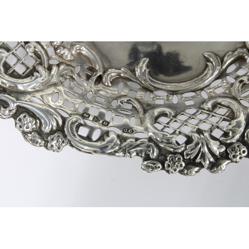 67 - Two late Victorian silver bonbon dishes, Chester1900, larger 13cm long (2)