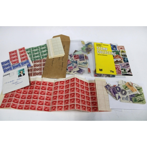 78 - Stamps to include a quantity of unused vintage stamp sheets, etc (a lot)