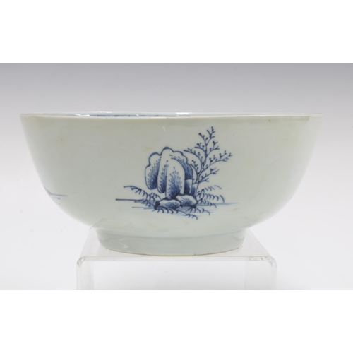 92 - WITHDRAWN   Chinese Nanking Cargo blue and white bowl, with Christies lot number label, 19 x 8cm.