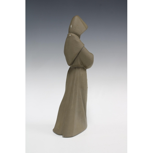 60 - Lladro figure of a hooded monk, by Salvador Debon, 34cm