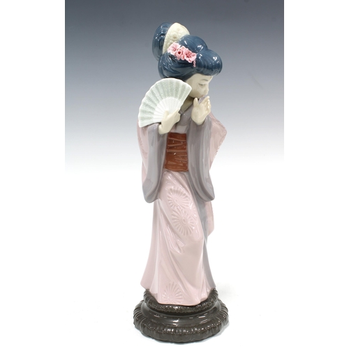 75 - Lladro Chrysanthemum figure, No.4990, 29cm.