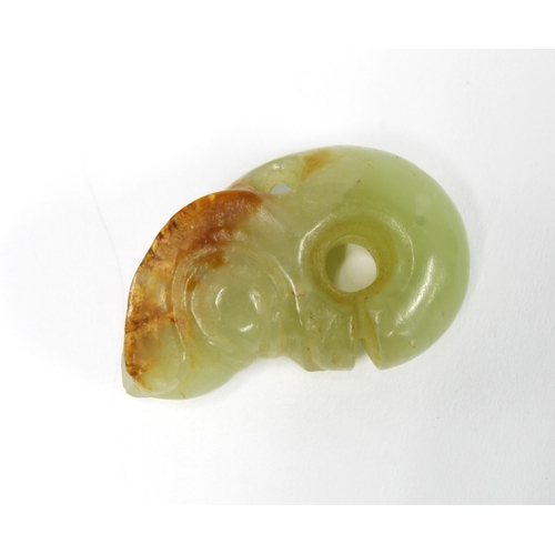 382 - Small Jade pig dragon, 3cm long